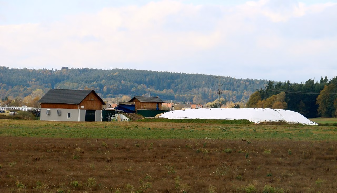Die Biogasanlage im Industriegebiet Döllnitz